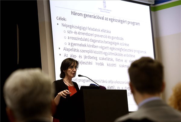 Az egészségfejlesztési programról szóló információs nap Budapesten