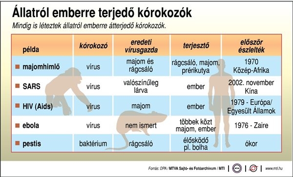 Állatról emberre terjedő betegségek, nem új keletű jelenség